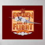 Goldenes Zeitalter des Flug-Plakats
