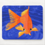 Goldfisch, der an Ihnen kommt Mousepad