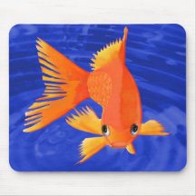 Goldfisch, der an Ihnen kommt Mousepad