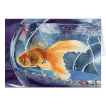 Goldfisch Grußkarten