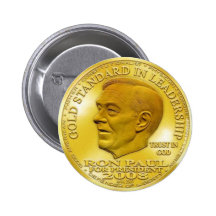 Goldfreiheits-Dollar Ron Pauls "verbotener"… Knopf Anstecknadelbutton