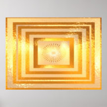 GOLDgewundene Energie Plakat
