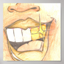 GoldGrill Posterdruck