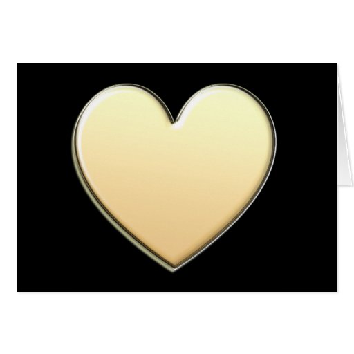 Goldherz Notecards Karten