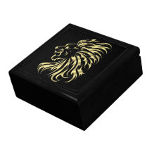 Goldlöwe-Entwurfs-Geschenk-Schmuckkästchen Schmuckschachteln
