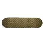 Goldmetall kreist Skateboard ein Individuelles Skateboard