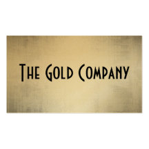 GoldmetallVisitenkarten