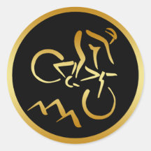GOLDMountainbiker Sticker