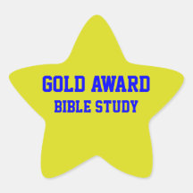GOLDpreis-Bibelstudie Aufkleber