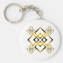 Goldquadrate Schlüsselband