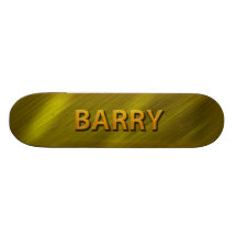 GoldSkateboardplattform Barrys kundenspezifische Personalisierte Skateboards