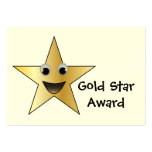 Goldstern-Achievement Award für Kinder Visitenkarten