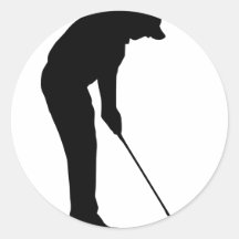 Golf Aufkleber