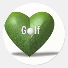 Golf-Liebhaber-Entwurfs-Aufkleber