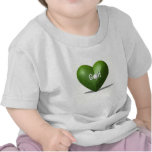 Golf-Liebhaber-Entwurfs-Baby-T-Shirt