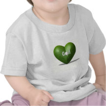 Golf-Liebhaber-Entwurfs-Baby-T-Shirt