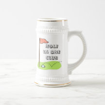 Golf-Loch in einem Verein Stein Kaffee Haferl