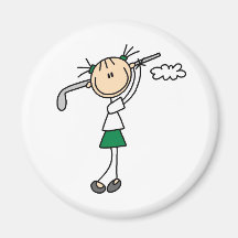 Golf-Mädchen-Magnet