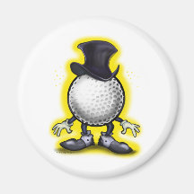 Golf-Magier Kühlschrankmagnete