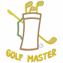 Golf-Meister gesticktes Hemd Besticktes Polo Hemd