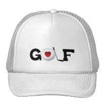 Golf mit Golfball-T-Shirts und Geschenken Truckerkappen