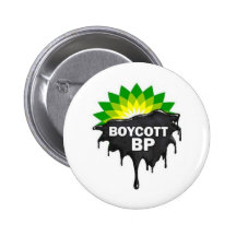 Golf-Ölpest-Knopf Boykott BPs British-Petroleum Buttons