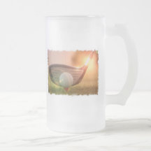 Golf-Putter-mattierter Becher Tasse