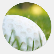 Golf Runder Aufkleber