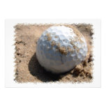 Golf-Sandgrube-Entwurfs-Einladung