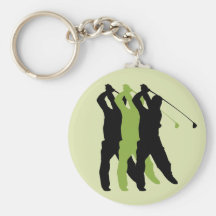 Golf-Silhouette Schlüsselbänder