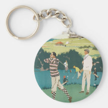 Golf spielen am Verein Schlüsselbänder