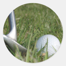 Golf spielende Foto-Aufkleber