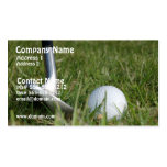 Golf spielende Foto-Visitenkarte