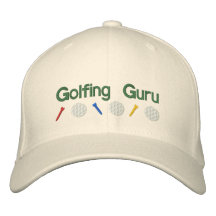 Golf spielendes Guru Bestickte Baseballkappe