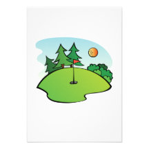 Golf-Szene Einladung