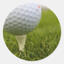 Golf-T-Stück Entwurfs-Aufkleber