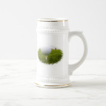 Golf-T-Stück Entwurfs-Bier Stein Kaffee Haferl