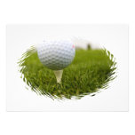 Golf-T-Stück Entwurfs-Einladung