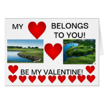 GOLF-VALENTINSGRUSS-KARTE