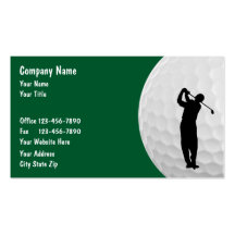 Golf-Visitenkarten