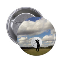 Golf-Welt Anstecknadelbutton