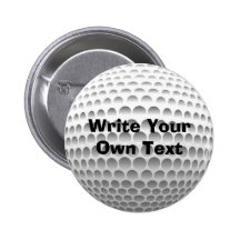 Golfball Anstecknadelbutton