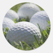 Golfball-Aufkleber