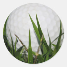 Golfball-Entwurfs-Aufkleber