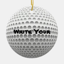 Golfball-Verzierungen Ornament