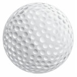 Golfballvektorgraphik Acryl Ausschnitte