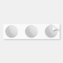 Golfballvektorgraphik Auto Sticker
