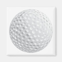 Golfballvektorgraphik Magnets