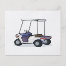 Golfmobilgraphik Flyer Druck