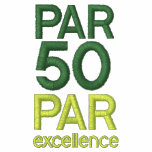 Golfspieler-50. Geburtstags-Party-Hemden Besticktes Polo